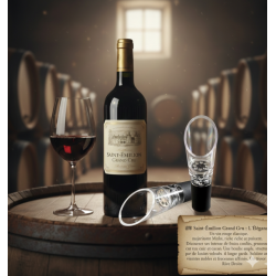 Lot Saint Emilion Grand Cru + Aérateur de vin